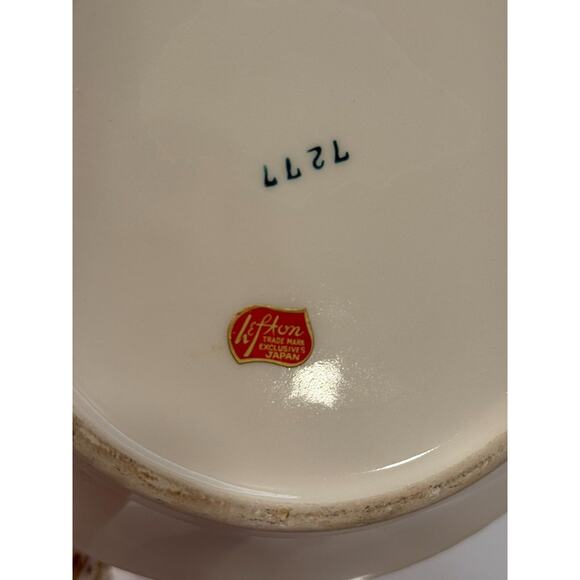MCM Lefton Basketweave Autumn Leaves Canister Cookie Jar Set Japan 1960s Fall - Picture 10 of 10
